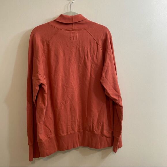 Champion x Todd Snyder Turtleneck Sweatshirt Crewneck Orange Mens Size XL - Picture 5 of 13
